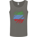 Torn Flag Dagestan Mens Vest Tank Top Charcoal