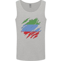 Torn Flag Dagestan Mens Vest Tank Top Sports Grey