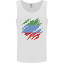 Torn Flag Dagestan Mens Vest Tank Top White