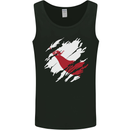 Torn Flag Easter Island Mens Vest Tank Top Black