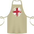 Torn Flag England English Cotton Apron 100% Organic Khaki