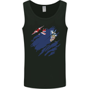 Torn Flag Falkland Islands Mens Vest Tank Top Black