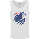Torn Flag Falkland Islands Mens Vest Tank Top White