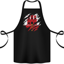 Torn Flag Gibraltar Cotton Apron 100% Organic Black