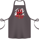 Torn Flag Gibraltar Cotton Apron 100% Organic Dark Grey