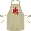 Torn Flag Gibraltar Cotton Apron 100% Organic Khaki
