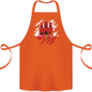 Torn Flag Gibraltar Cotton Apron 100% Organic Orange