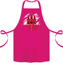 Torn Flag Gibraltar Cotton Apron 100% Organic Pink