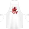 Torn Flag Gibraltar Cotton Apron 100% Organic White