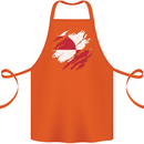 Torn Flag Greenland Cotton Apron 100% Organic Orange