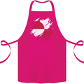 Torn Flag Greenland Cotton Apron 100% Organic Pink
