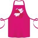 Torn Flag Greenland Cotton Apron 100% Organic Pink