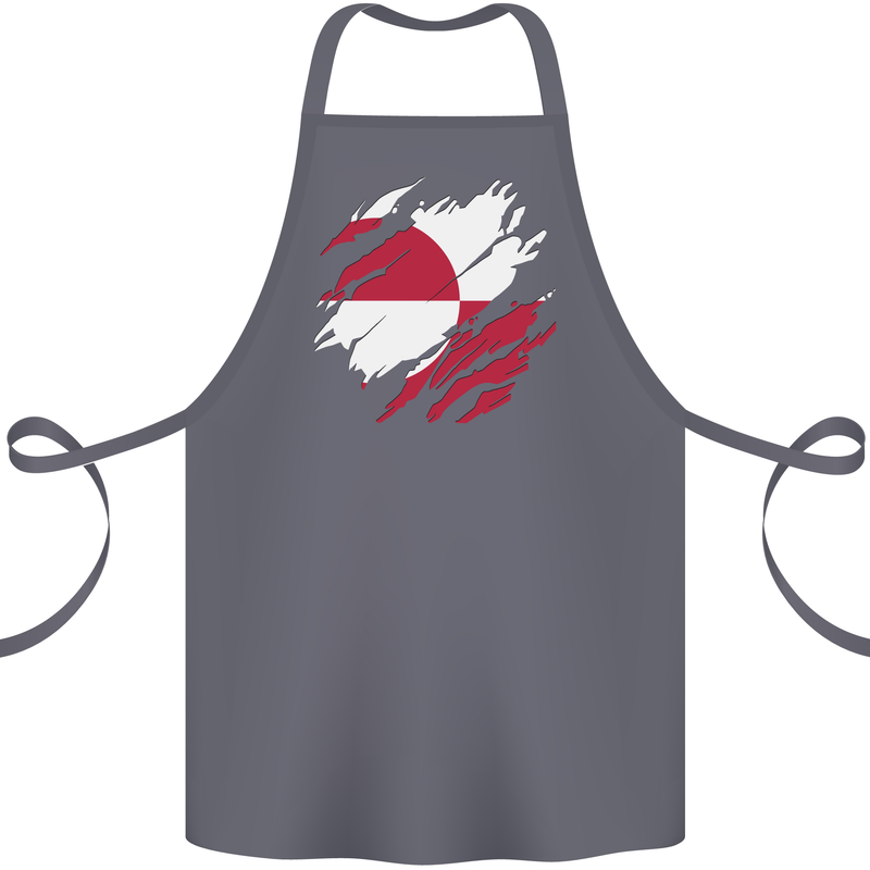 Torn Flag Greenland Cotton Apron 100% Organic Steel