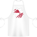 Torn Flag Greenland Cotton Apron 100% Organic White