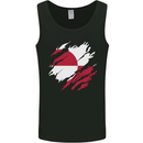 Torn Flag Greenland Mens Vest Tank Top Black