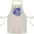 Torn Flag Guam Cotton Apron 100% Organic Natural