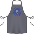 Torn Flag Guam Cotton Apron 100% Organic Steel