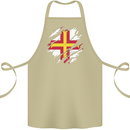 Torn Flag Guensey Cotton Apron 100% Organic Khaki