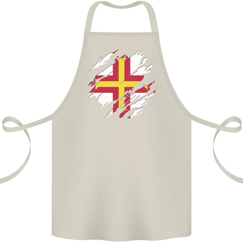 Torn Flag Guensey Cotton Apron 100% Organic Natural