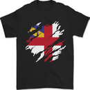 Torn Flag Herm Mens T-Shirt 100% Cotton Black