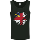 Torn Flag Herm Mens Vest Tank Top Black