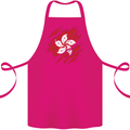 Torn Flag Hong Kong Cotton Apron 100% Organic Pink