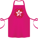 Torn Flag Hong Kong Cotton Apron 100% Organic Pink