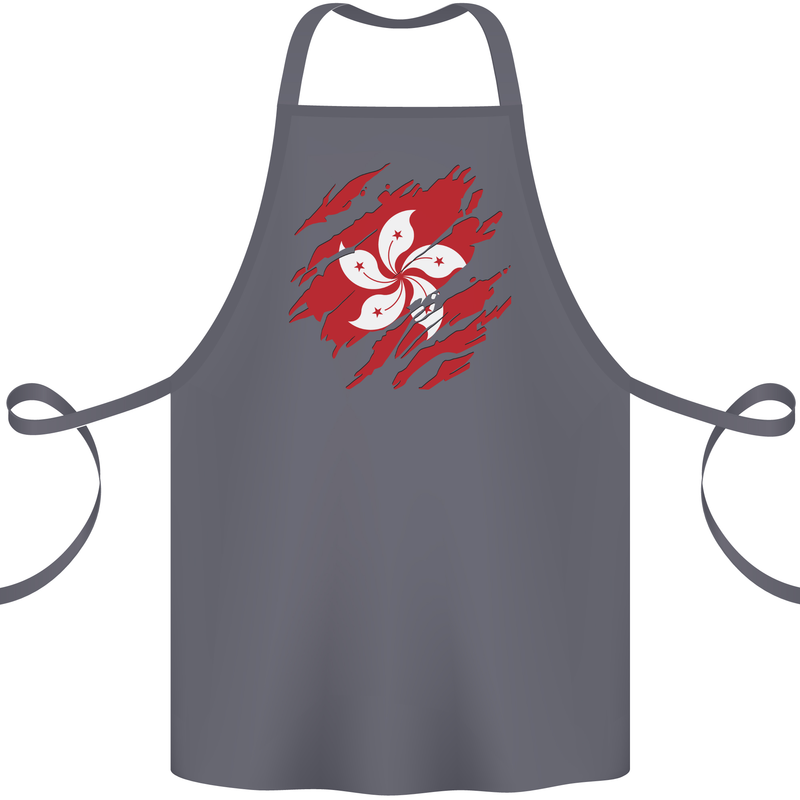 Torn Flag Hong Kong Cotton Apron 100% Organic Steel