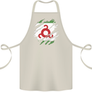 Torn Flag Ingushetia Cotton Apron 100% Organic Natural