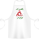 Torn Flag Ingushetia Cotton Apron 100% Organic White