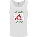Torn Flag Ingushetia Mens Vest Tank Top White