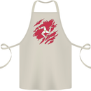 Torn Flag Isle of Man Cotton Apron 100% Organic Natural