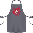Torn Flag Isle of Man Cotton Apron 100% Organic Steel
