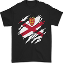 Torn Flag Jersey Mens T-Shirt 100% Cotton Black