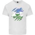 Torn Flag Kabardino Balkaria Mens Cotton T-Shirt Tee Top White
