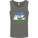 Torn Flag Kabardino Balkaria Mens Vest Tank Top Charcoal