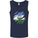 Torn Flag Kabardino Balkaria Mens Vest Tank Top Navy Blue