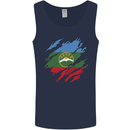 Torn Flag Karachay Cherkessia Mens Vest Tank Top Navy Blue