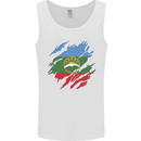 Torn Flag Karachay Cherkessia Mens Vest Tank Top White