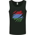 Torn Flag Karelia Mens Vest Tank Top Black