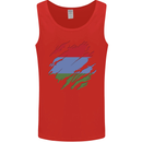 Torn Flag Karelia Mens Vest Tank Top Red