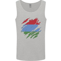 Torn Flag Karelia Mens Vest Tank Top Sports Grey