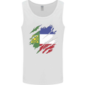 Torn Flag Khakassia Mens Vest Tank Top White