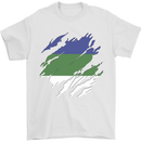 Torn Flag Komi Mens T-Shirt 100% Cotton White