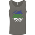 Torn Flag Komi Mens Vest Tank Top Charcoal