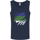 Torn Flag Komi Mens Vest Tank Top Navy Blue