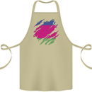 Torn Flag Kuban Peoples Republic Cotton Apron 100% Organic Khaki