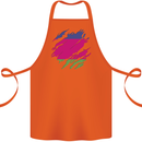 Torn Flag Kuban Peoples Republic Cotton Apron 100% Organic Orange