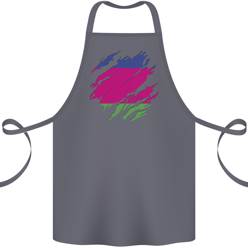 Torn Flag Kuban Peoples Republic Cotton Apron 100% Organic Steel