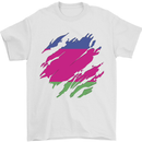 Torn Flag Kuban Peoples Republic Mens T-Shirt 100% Cotton White